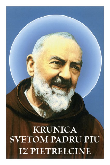 Molitvena kartica - Krunica svetom Padru Piju